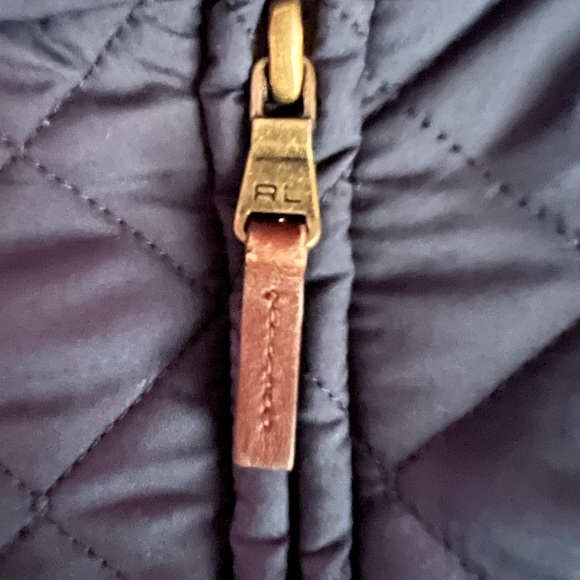 Ralph Lauren Blue Navy -Utility Jacket with Quilted Design Size 16 Girls - Picture 5 of 11